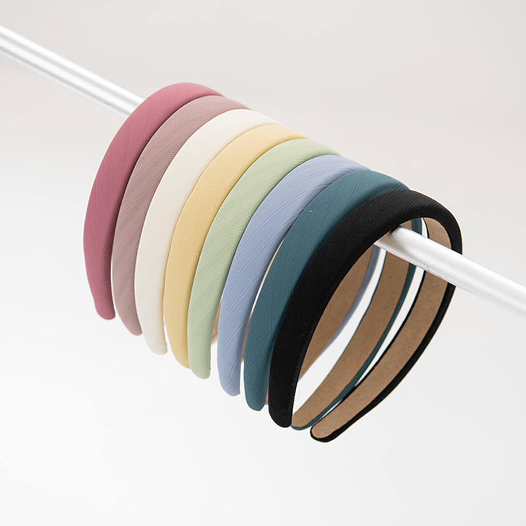 해핀 베이직 심플 봄 여름 기본 얇은 파스텔 머리띠 8color 헤어밴드